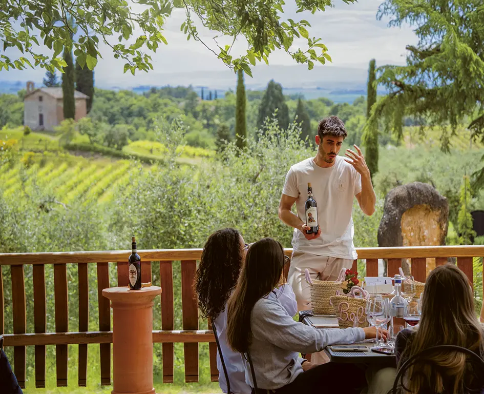 Vini Chianti Abbinati A Delizie Culinarie Tipiche Toscane